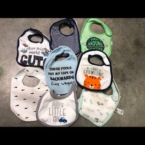 (8) baby bibs